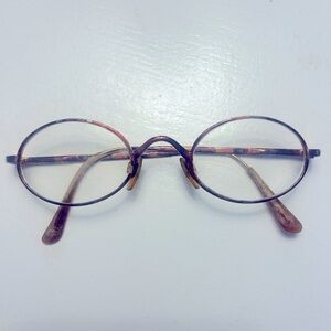 Giorgio Armani Tortoise Metal Frame Glasses